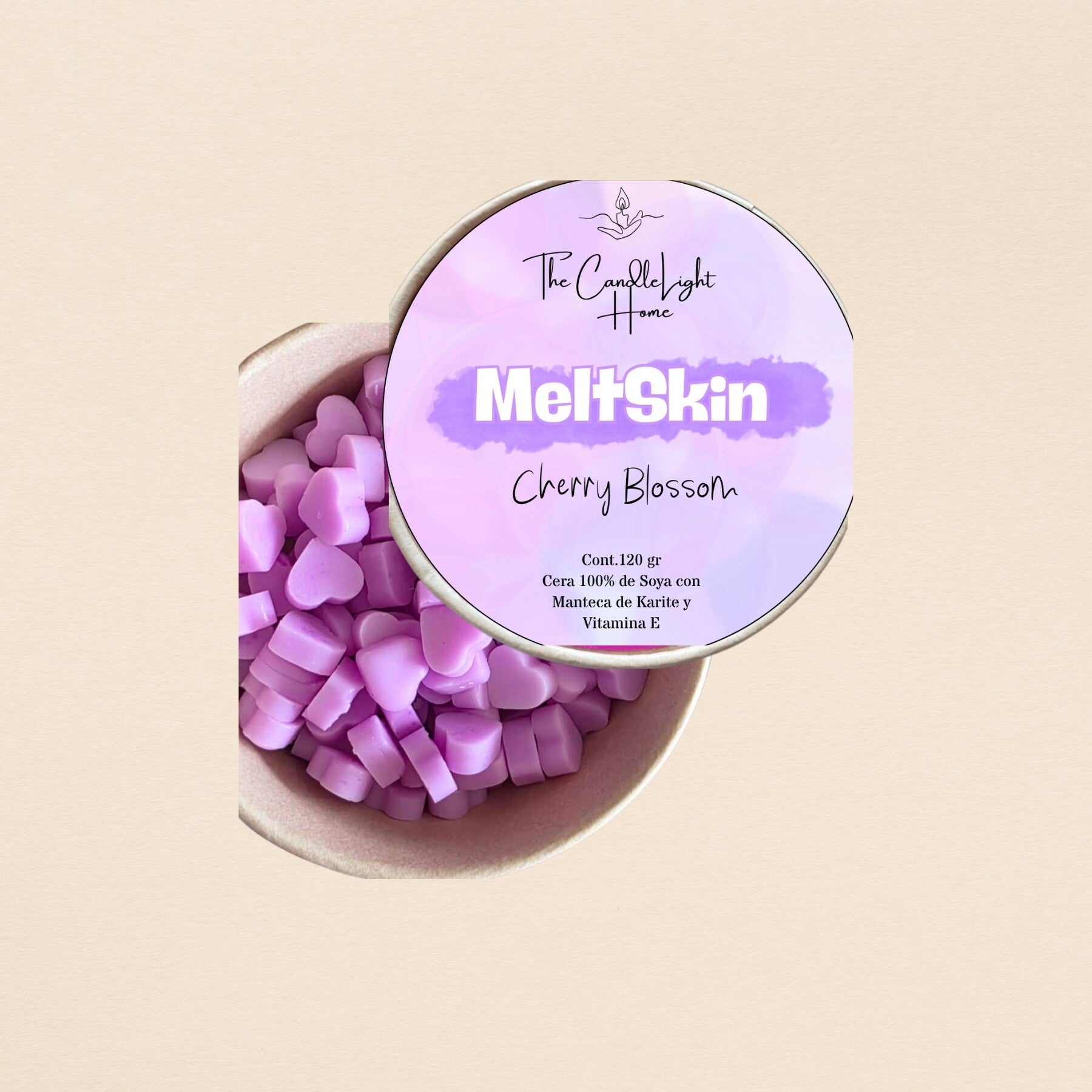 Meltskin — manteca sólida que se funde al contacto con la piel. 120 gr