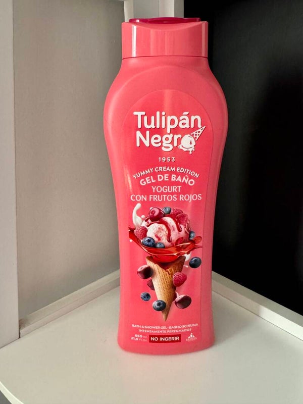 Tulipan Negro Shower Gel 650ml Red Fruit Yoghurt