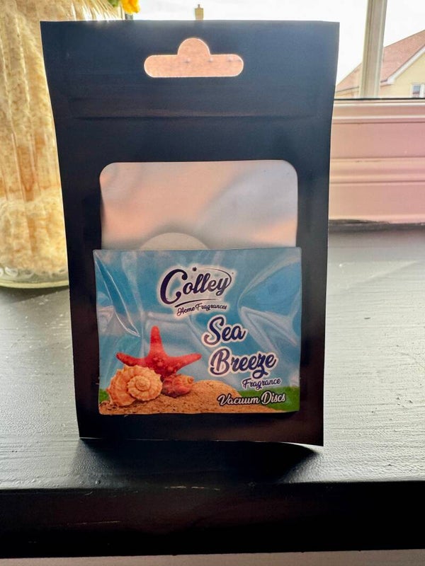 Colley Home Fragrances - Vacuum Disc 4pk - Sea Breeze