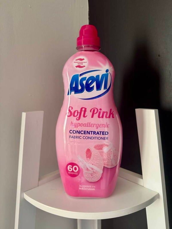 Asevi Concentrated Fabric Softener Hypoallergenic Soft Pink