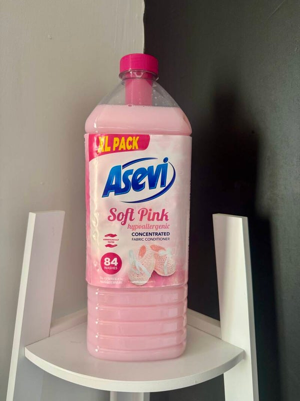 Asevi Concentrated Fabric Softener Hypoallergenic Soft Pink XL