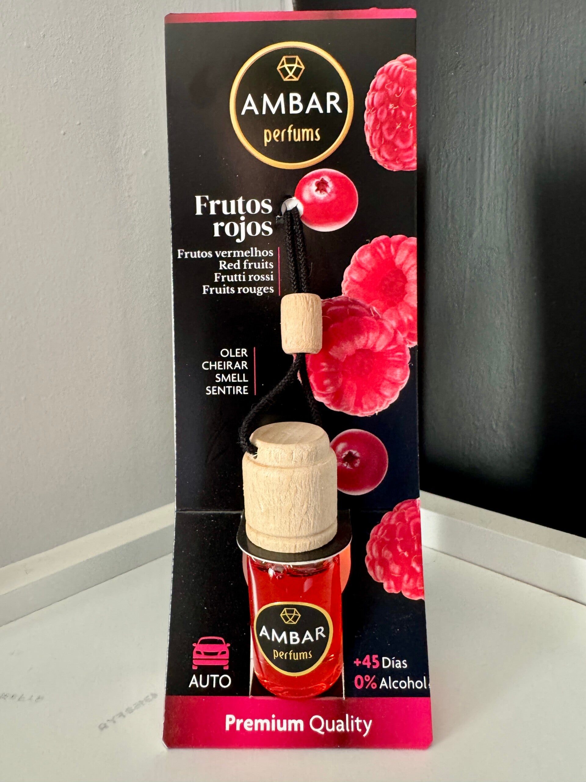 Ambar Car Air Freshener - Red Fruits