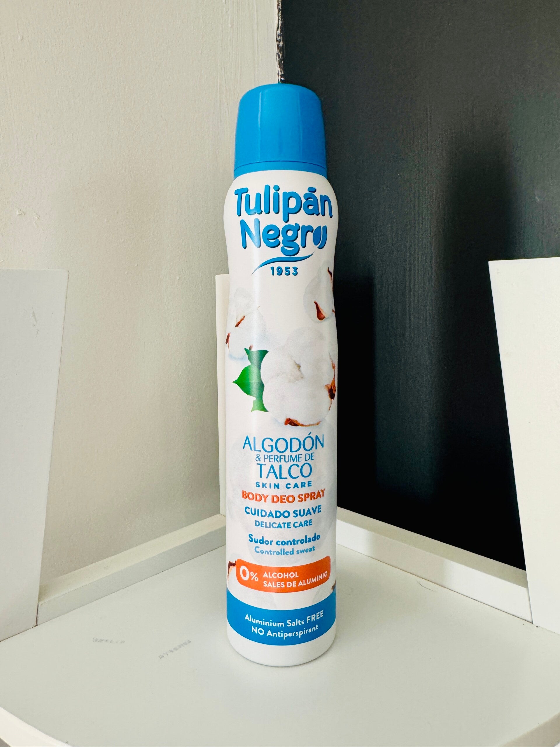Tulipan Negro Deodorant Spray - Algodon & Talco