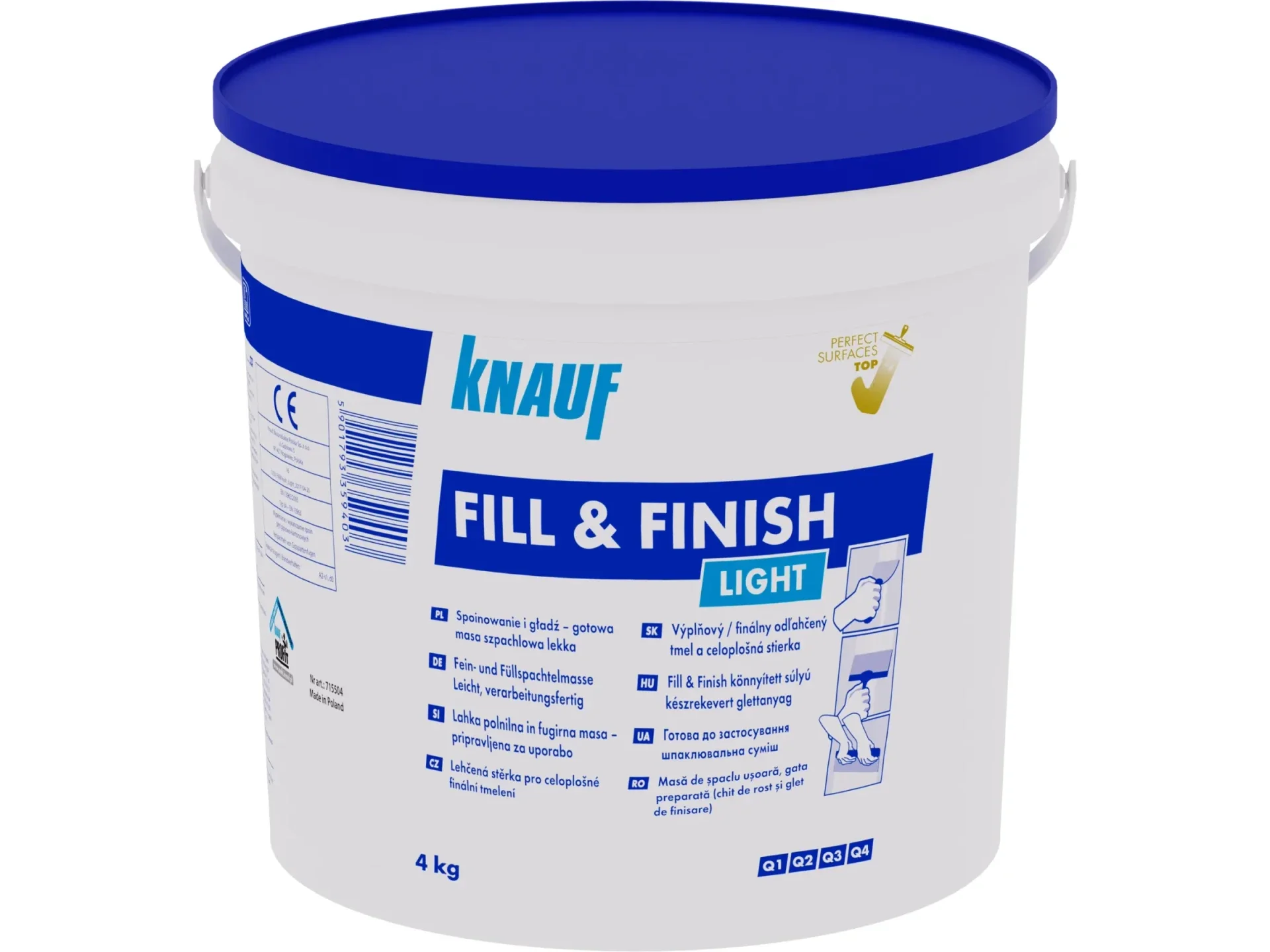 Knauf Füll- und Feinspachtelmasse Fill & Finish Light 4 kg