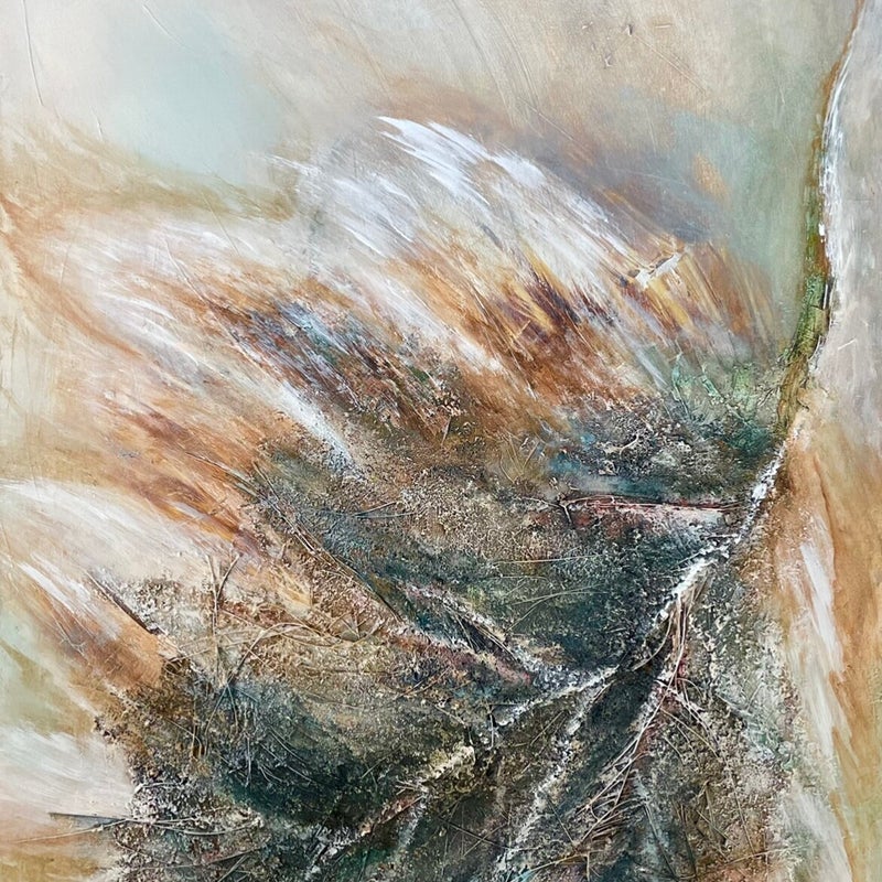 November, 115/75cm, acrylic, texture