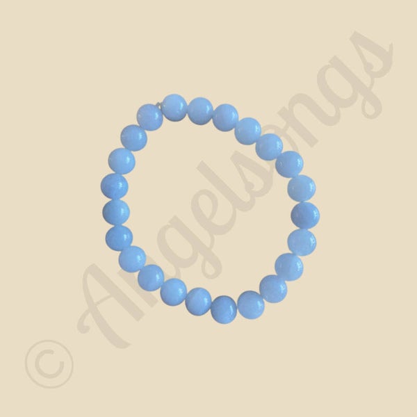 Angeliet Armband 8mm 18 cm Edelstenen/Natuurstenen Kralen Spirituele Edelsteenarmband voor Balans & Innerlijke Rust