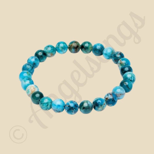 Apaptiet edelsteen armband 18 cm 8 mm