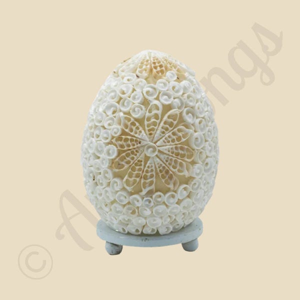 Boho Zee Schelplamp – Gesneden schelp Ovaal – 15cm