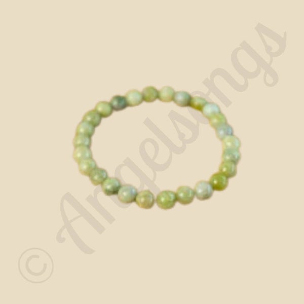 Edelsteen Armband Heren Groot Groene Jade (8mm, 21 cm)