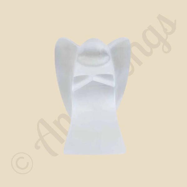 Edelsteen Seleniet Engel 10 cm