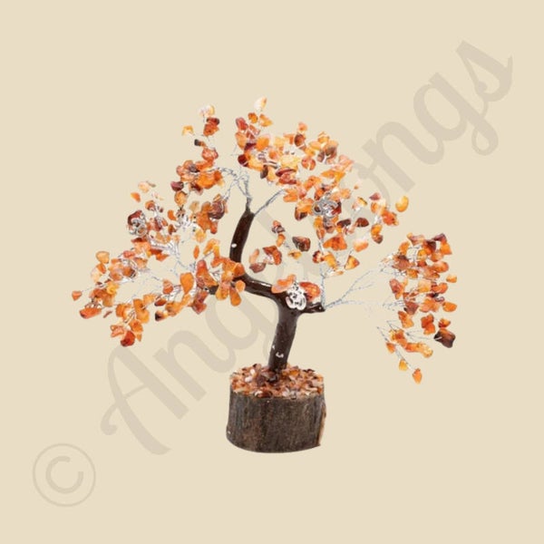 Edelstenen Carneool Boompje – Spiritualiteit (20 cm)