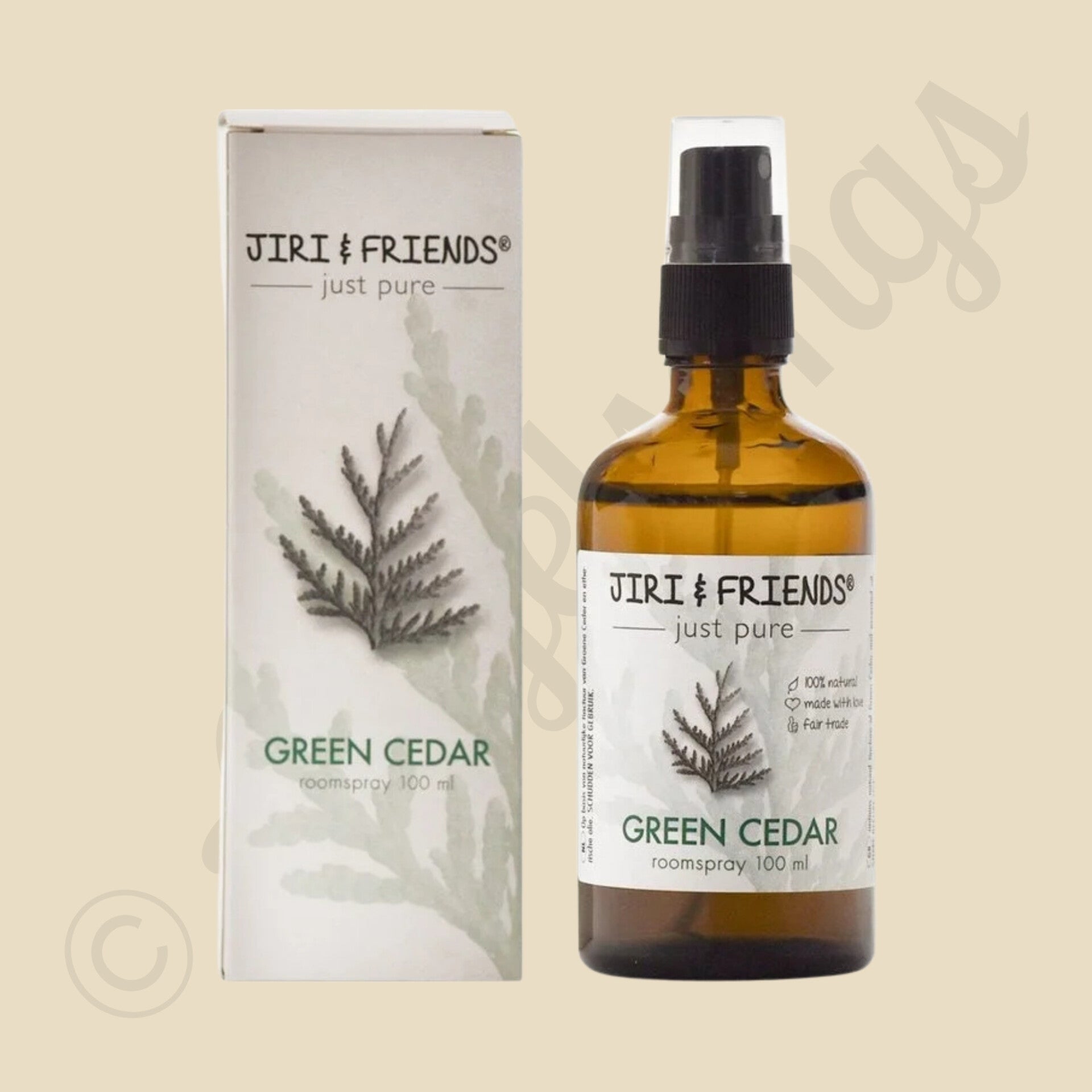 Jiri & Friends Aromatherapie Spray Groene Ceder /roomspray 100ml