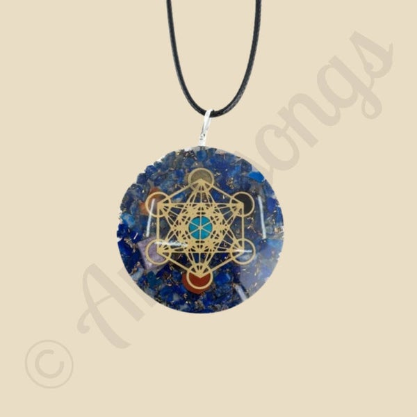 Orgonite Hanger Metatron Chakra Lapis Lazuli