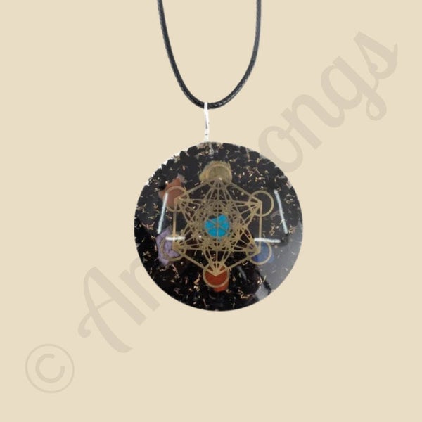 Orgonite Hanger Metatron Chakra Zwarte Toermalijn