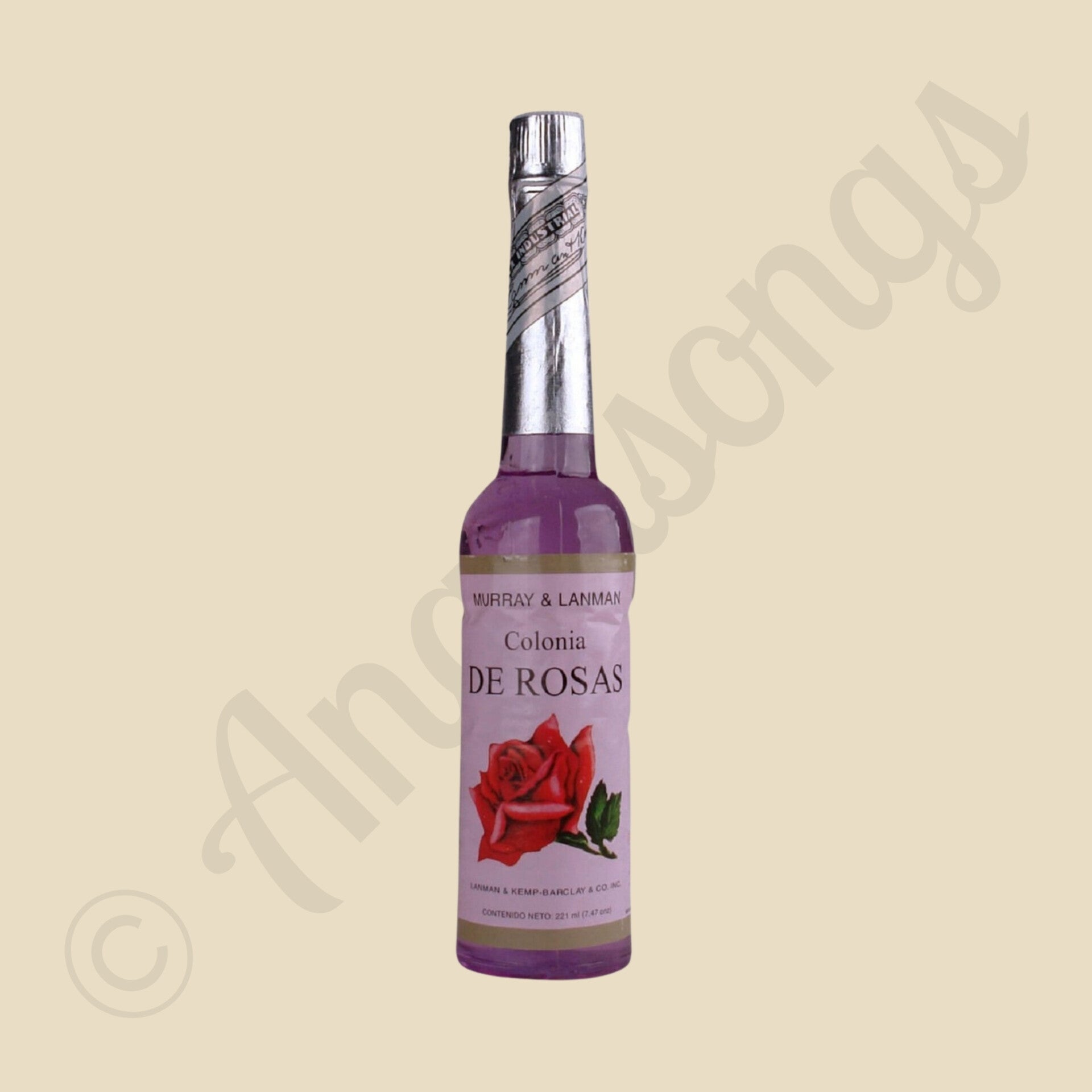 Rozen Eau de Cologne/Rozen water221 ml  (Rosas colonia)
