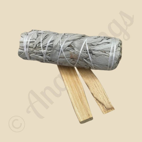 Smudge Stick Witte Salie met Palo Santo -100% Natuurlijk -Reiniging & Zuivering van Energie