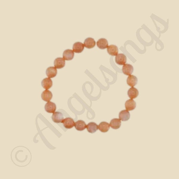 Zonnesteen Edelsteen Armband 8mm 18cm