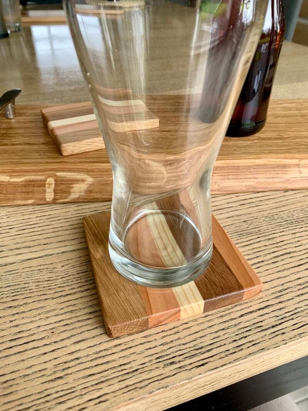 Décapsuleur/sous bock multi  bois