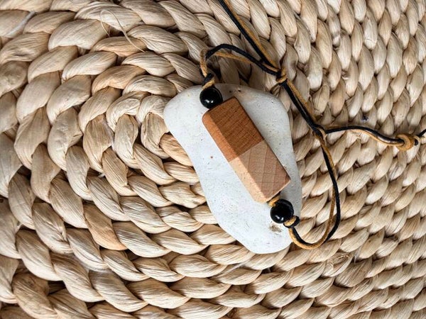 Bracelet homme perle en bois multi essences