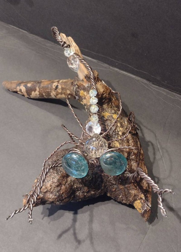 Dragonfly on Driftwood