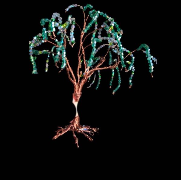 Wire Green on Jaspur Stone