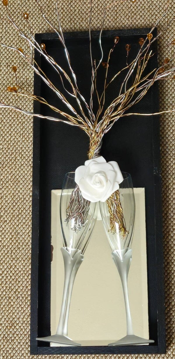 Custom Orderd Wedding Wine glasses