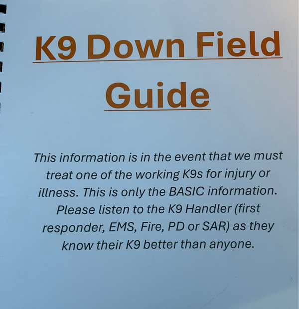K9 Down Booklet