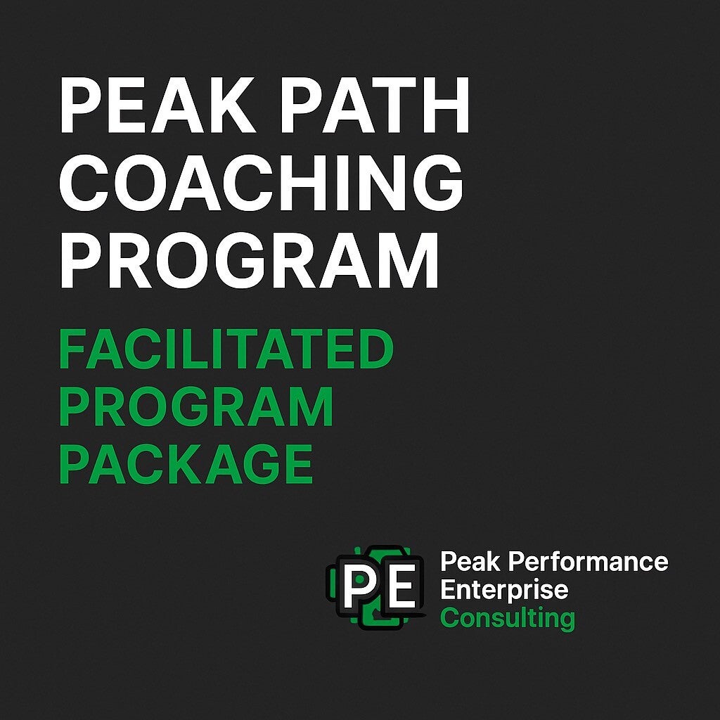 Peak Path Coaching Program- Tier 2: Facilitated Program Package