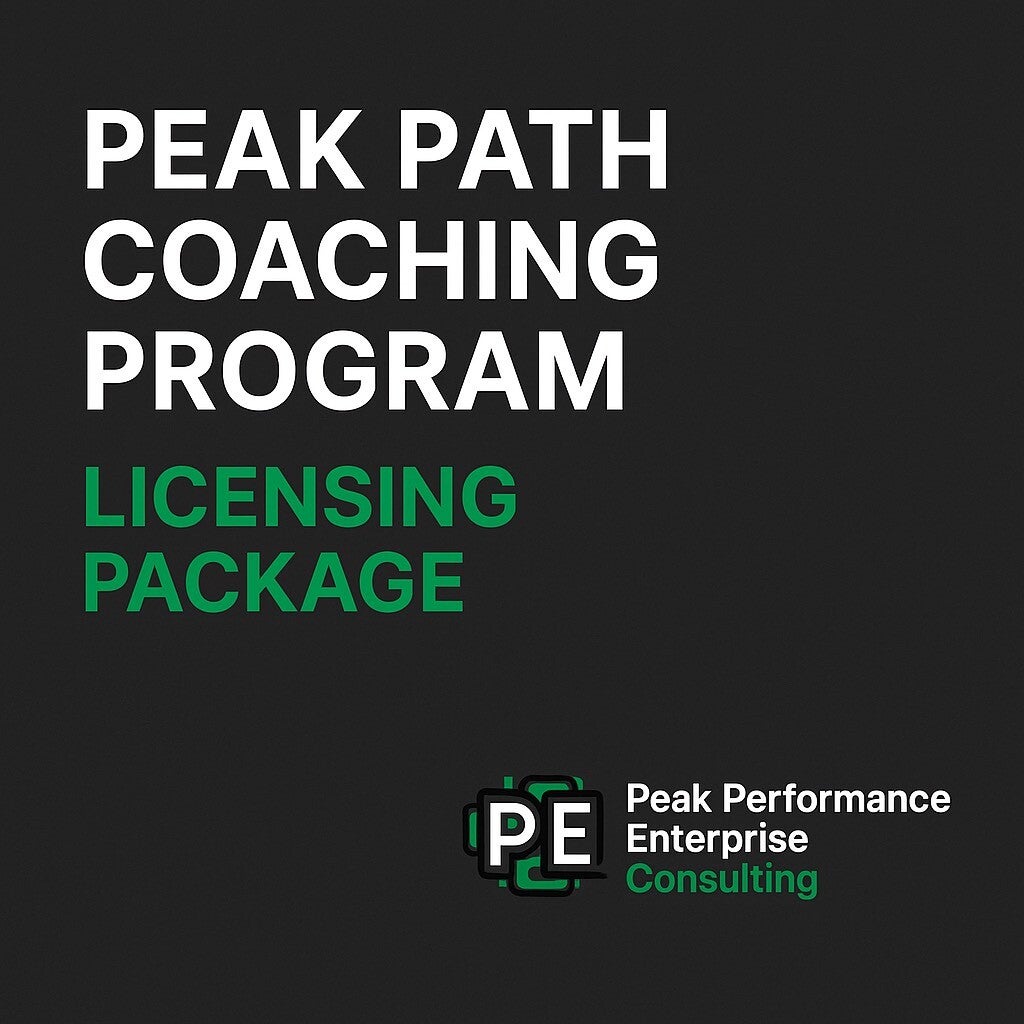 Peak Path Performance - Tier 3: Licensing Package