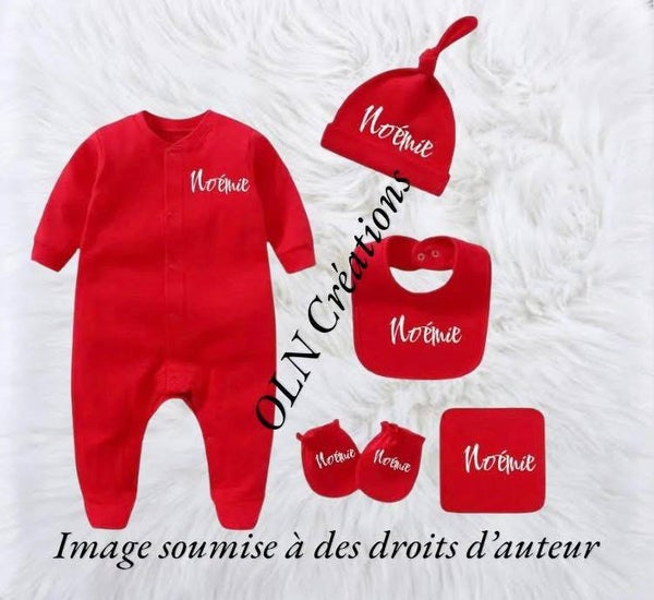 Tenue naissance personnalisée