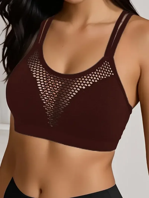 6pcs ZIMI COLLECTION Women's Sports Bras with Removable Pads -