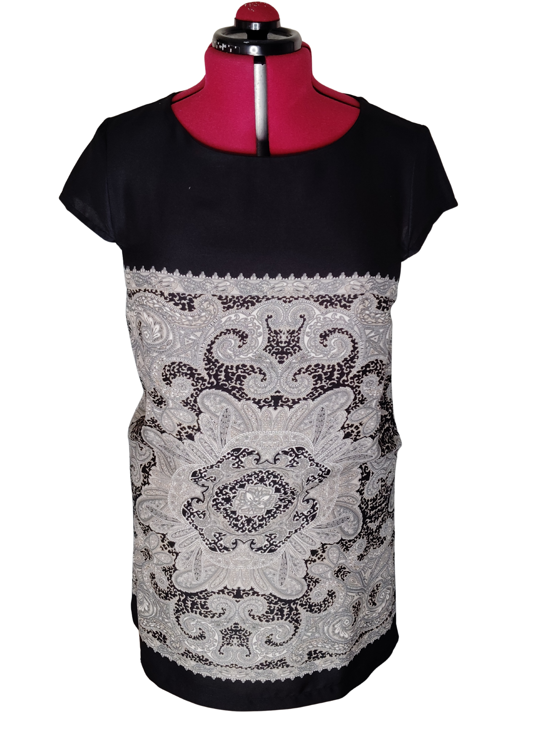 Paisley Slip Dress - Size L (measured bust is 42"/106.5cm)