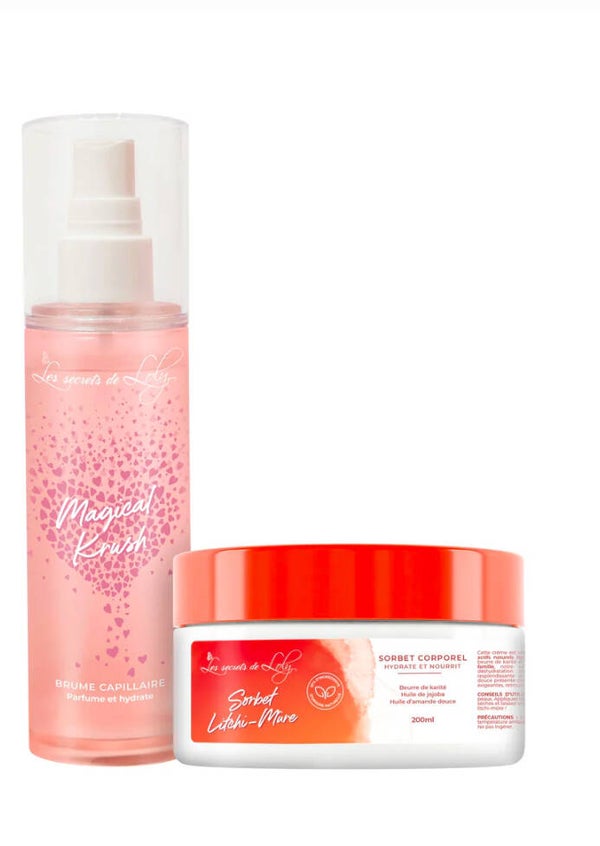 Brume & sorbet corps Litchi-Mûre