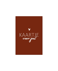 Minikaartje - Kaartje voor jou