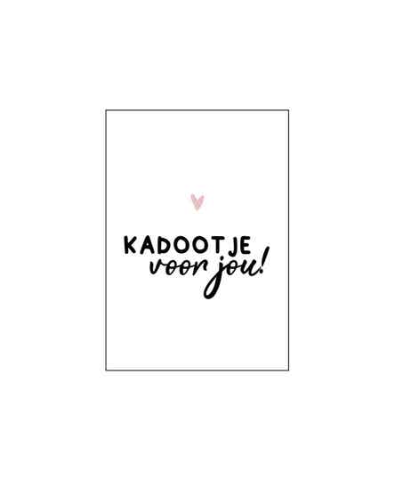 Minikaartje - Kadootje voor jou