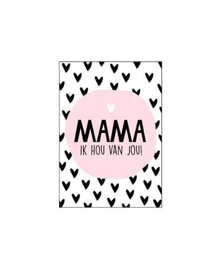 Minikaartje - Mama ik hou van jou
