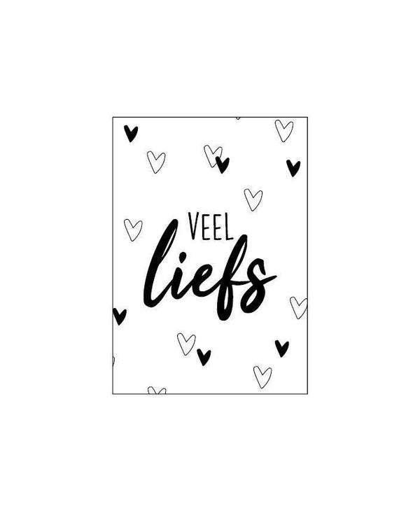 Minikaartje - Veel liefs