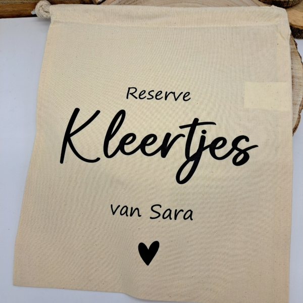 Bewaarzakje - Reserve kleertjes van