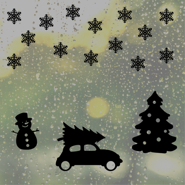 Raamsticker - Uitbreiding Kerst