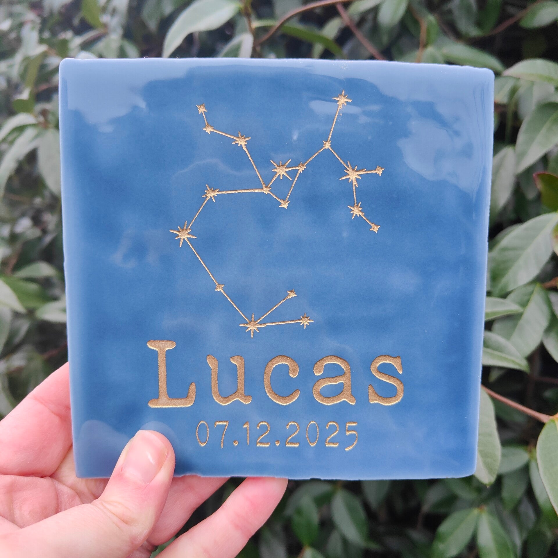 Tegeltje gegraveerd - Sterrenbeeld