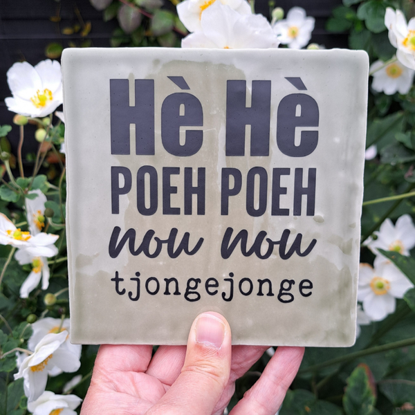 Tegeltje - Hè Hè Poeh Poeh Nou Nou Tjongejonge