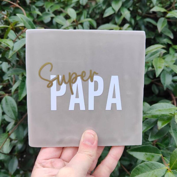 Tegeltje - Super papa