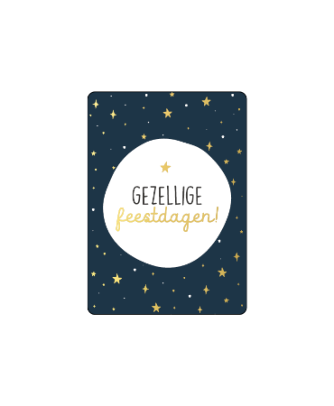 Minikaartje - Gezellige Feestdagen
