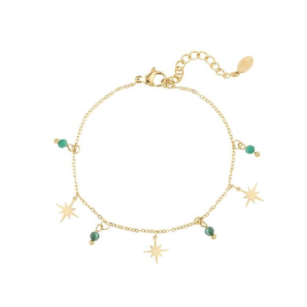 Bracelet & perles étoile du nord
