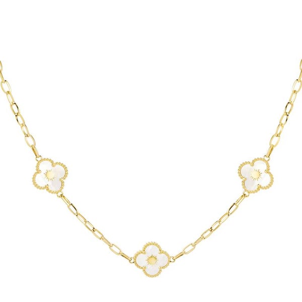 Collier 3 fleurs