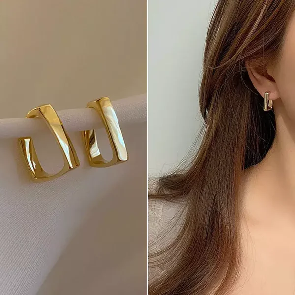 Boucles d'oreilles forme geométrique