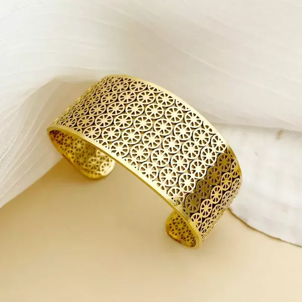 Bracelet retro couleur unie acier inoxydable