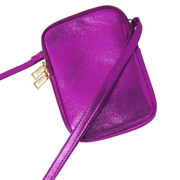 Sac de téléphone métallisé