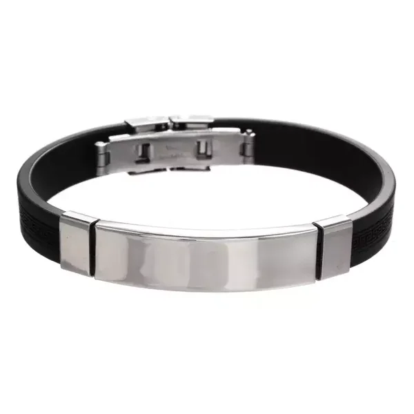 bracelet simple en acier inoxydable