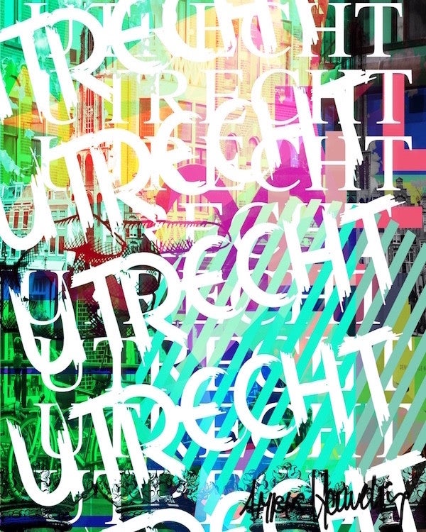 Nieuw UTRECHT REGENBOOG DOM | 60x40cm ART Photo Print